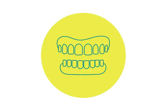 An illustration of gap teeth