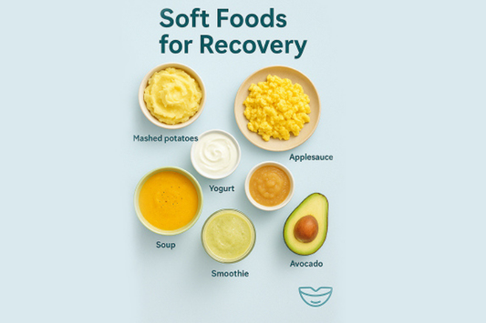 An image shows soft food for recovery
