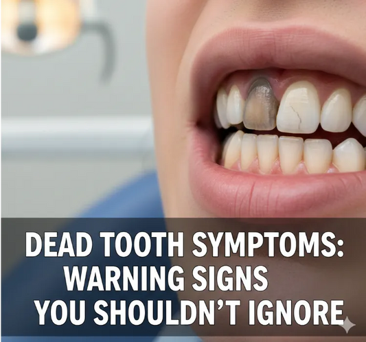 An image of a dead tooth