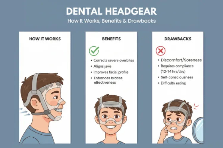Pros and cons of dental headgear