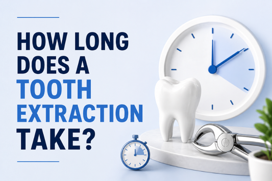 How long tooth extraction takes image.
