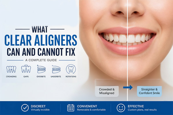 what can and can’t clear aligners fix