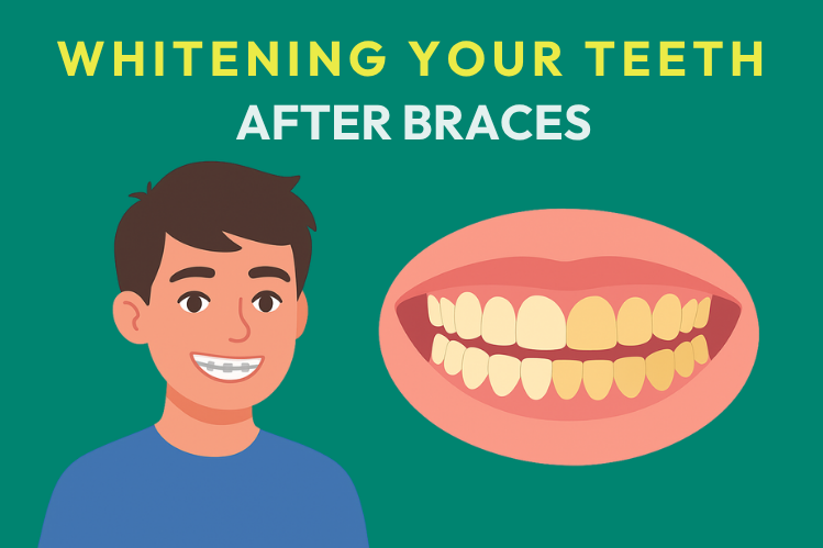 Teeth whitening after braces
