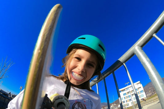 An athlete with a mouthguard